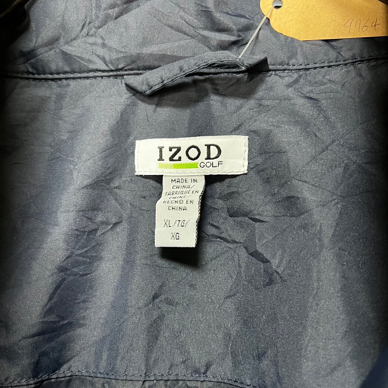 IZOD ゴルフジャケット XL 刺繍 古着屋OLDGREEN