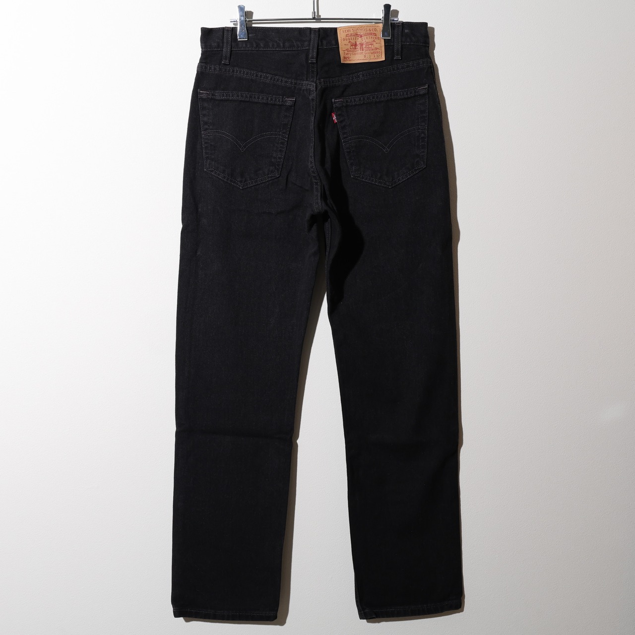 美品 33×32 505-0260 USA 01年 Levi’s サルファーブラックデニムパンツ リーバイス