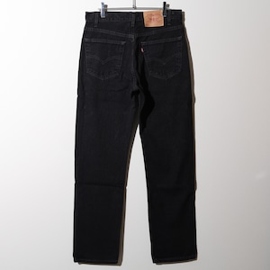 美品 33×32 505-0260 USA 01年 Levi’s サルファーブラックデニムパンツ リーバイス