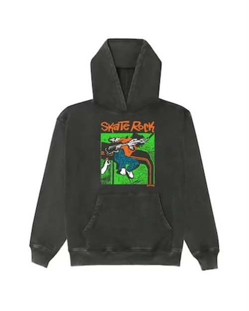 THRASHER/SKATE ROCK VOL II VINTAGE HEAVYWEIGHT L/S HOOD