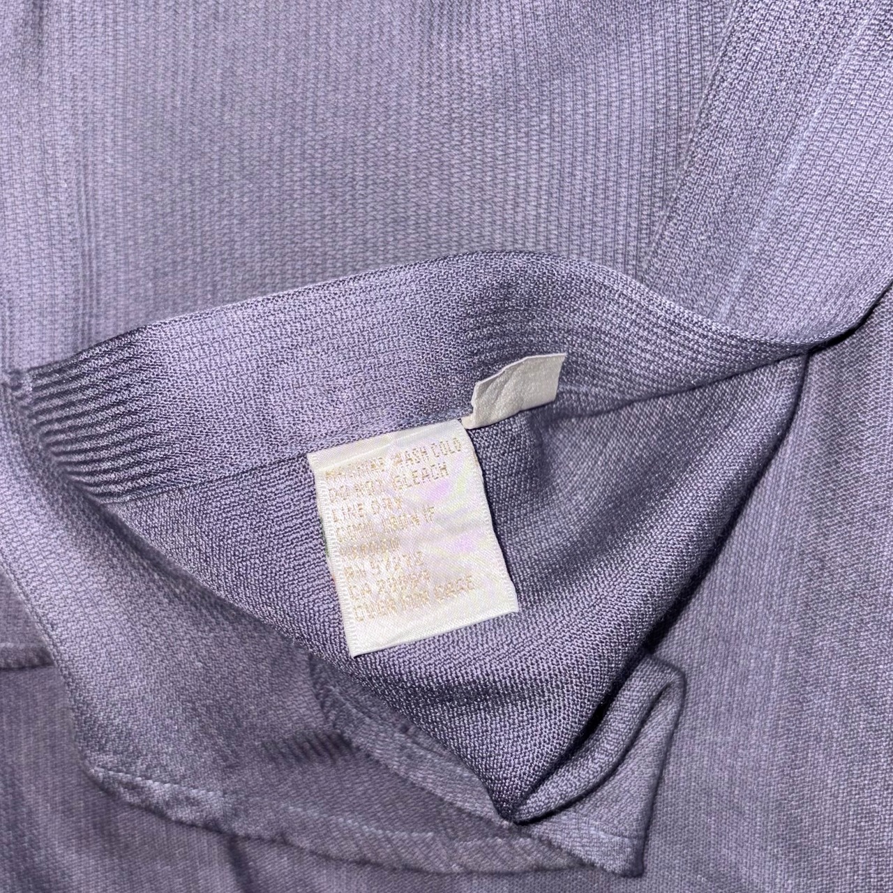 PERRY ELLIS lavender color silk rayon shirt