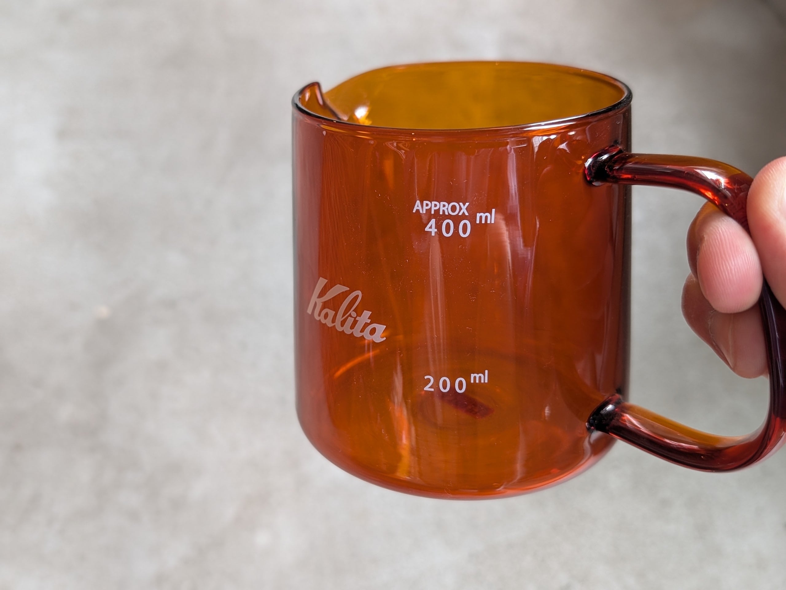Jug400（アンバー） | kalita | inoya | Basic Life Store いつまでも