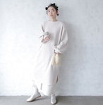 Knit corduroy OP    womens Msize  / Ivory