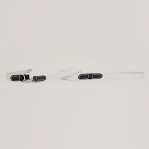 【即納】GOPE Picture Dog Collar  - O-Buckle｜Black × Ivory