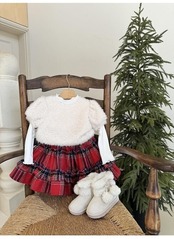 ルプティモ / le petit mo / プードルパフTシャツ / 韓国子供服 / キッズ / 26winter〖取寄〗*XS~XL*