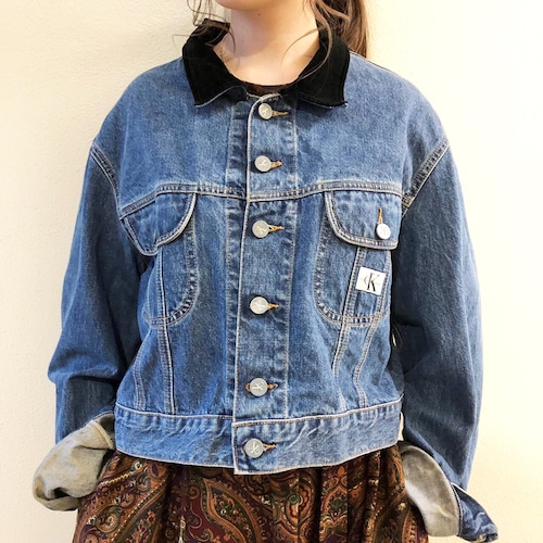 used CK denim jacket