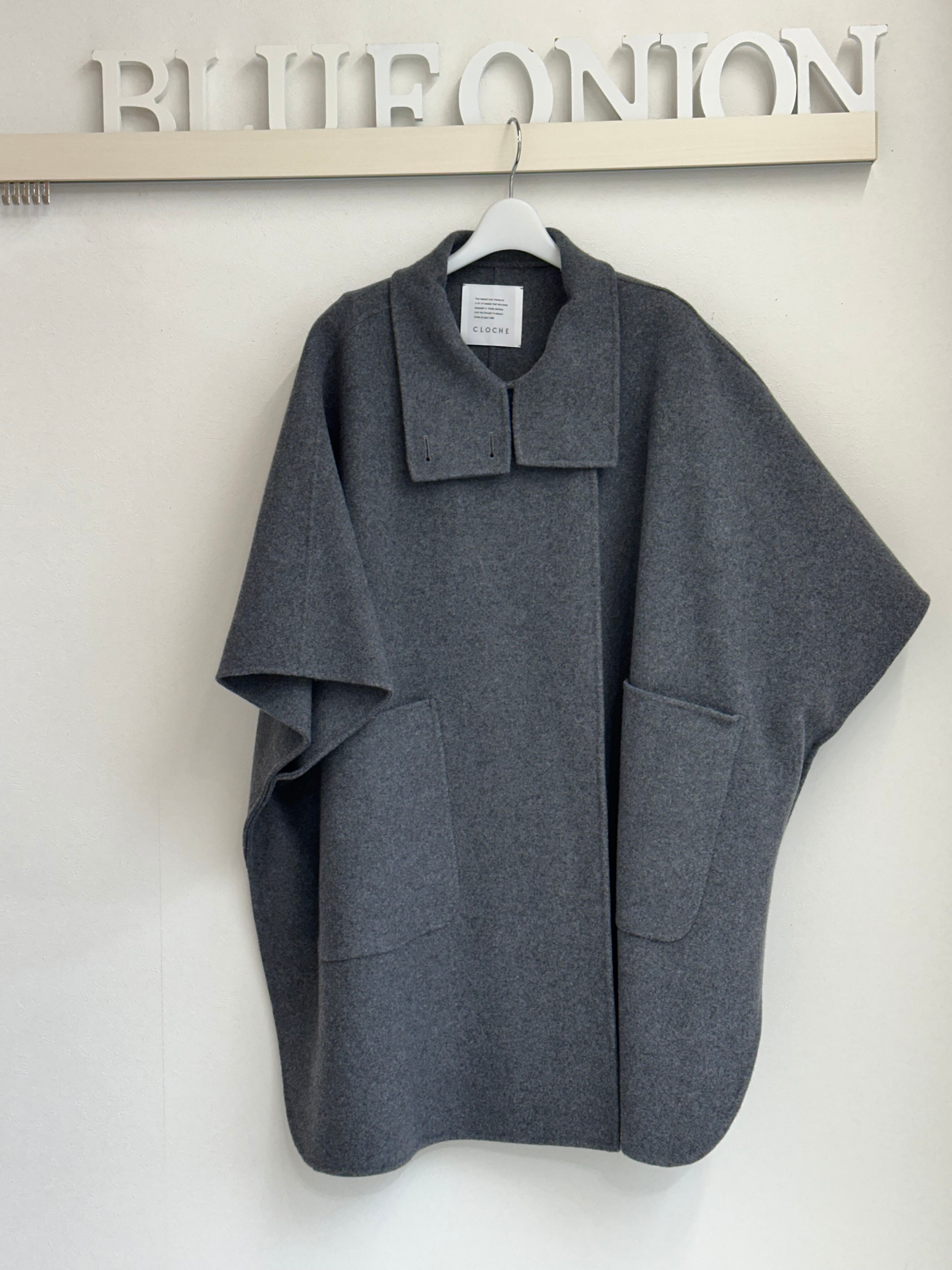ダブルメルトンポンチョcoat 552- 84504 クロッシェ cloche | BlueOnion