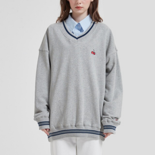 トップス デート カットソー ニットソー セーター 袖あり 長袖 Vネック かわいい 大人可愛い きれいめ シンプル カジュアル 大人 上品 おしゃれ お洒落 主役級 存在感 春 秋 冬 10代 20代 30代 レディース 女性用 OL 学生 デート お出かけ 公園デビュー 女子会 休日 イベント 旅行 着回し 普段使い ファッション コーデ 楽ちん モテ トレンド 流行 インスタ映え ゆったり ゆる 灰色 グレー ネイビー