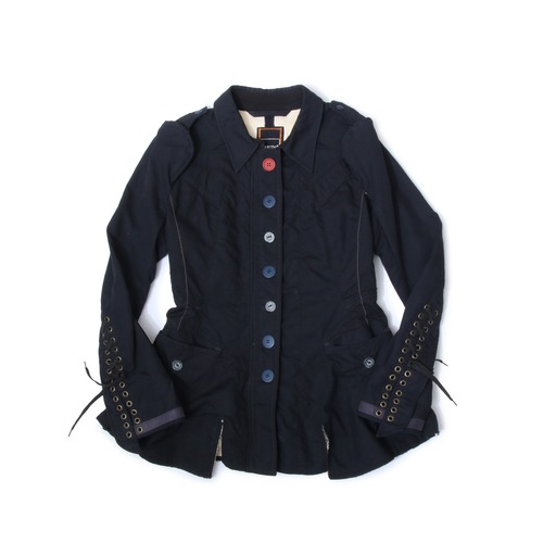 MARITHE+FrancoisGirbaud 00s GothTrenchJacket