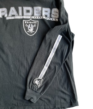 Used long sleeve T-shirt -RAIDERS-