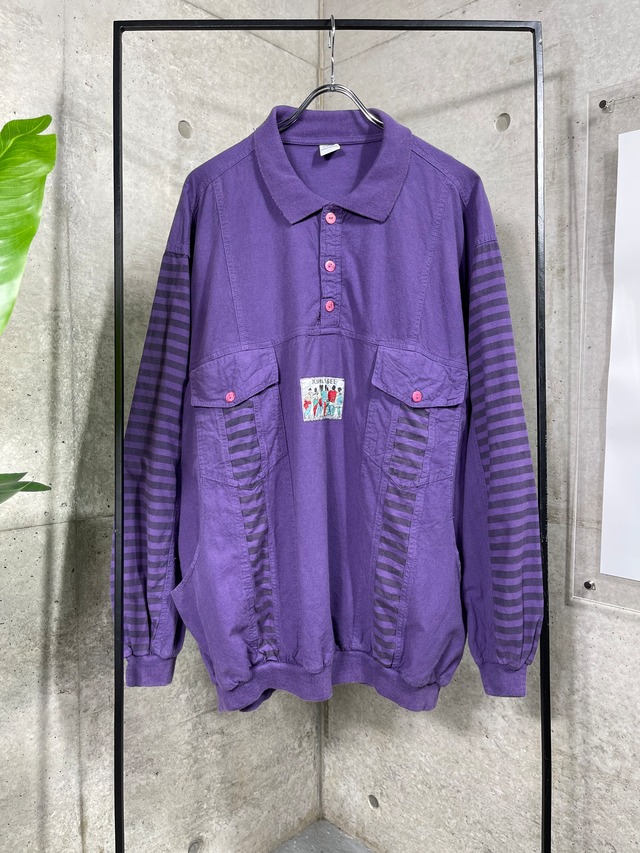 EU vintage balloon silhouette pullover