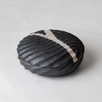 ［沖 誠］Spiral銀彩流し掛け1段重