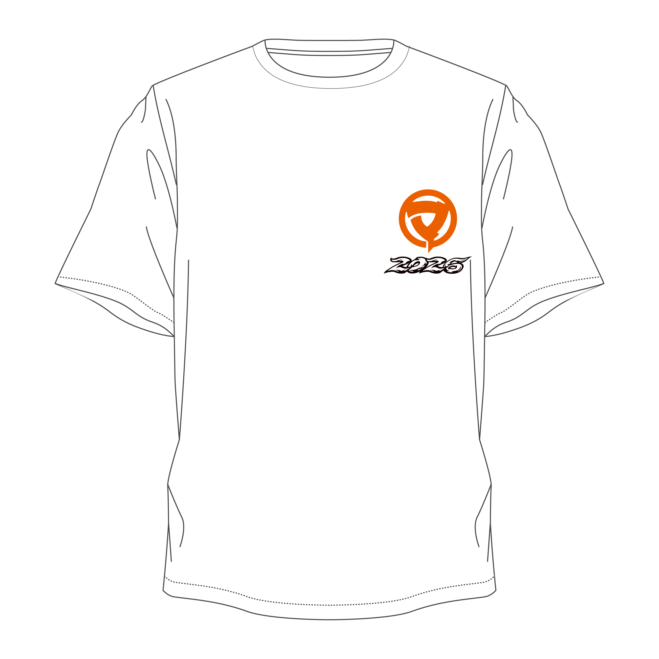 DOMロゴ Tシャツ ／ホワイト | DOMANNAKA 2026 Shop