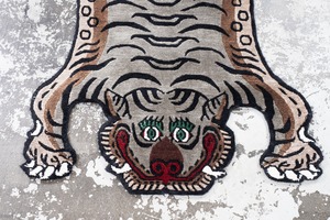 Tibetan Tiger Rug 《Sサイズ•シルク119》チベタンタイガーラグ