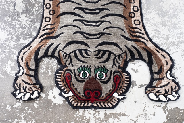 Tibetan Tiger Rug 《Sサイズ•シルク119》チベタンタイガーラグ