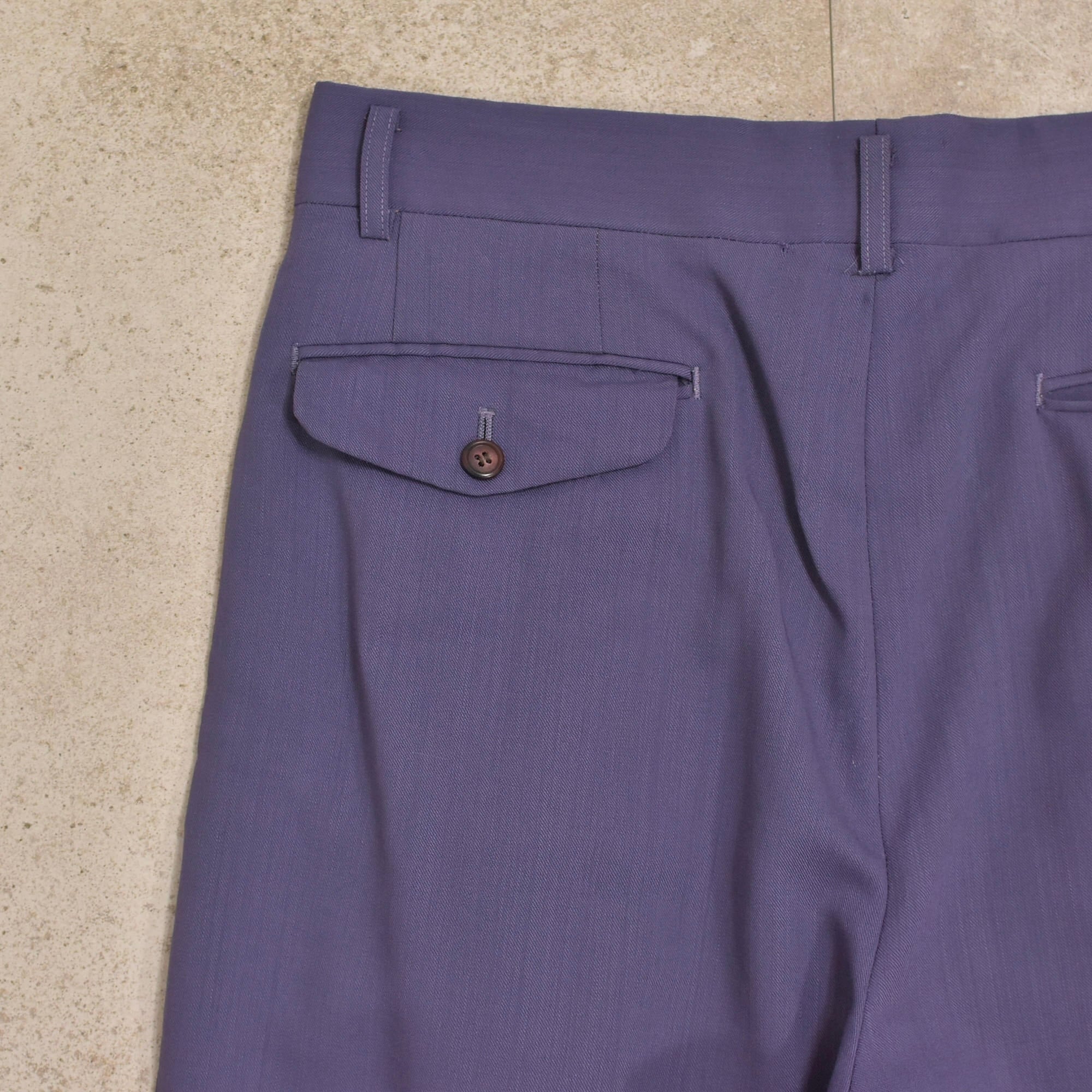 80s NEO TOKYO BLOOD 2tuck wool wide slacks Jp vtg | 古着屋 grin