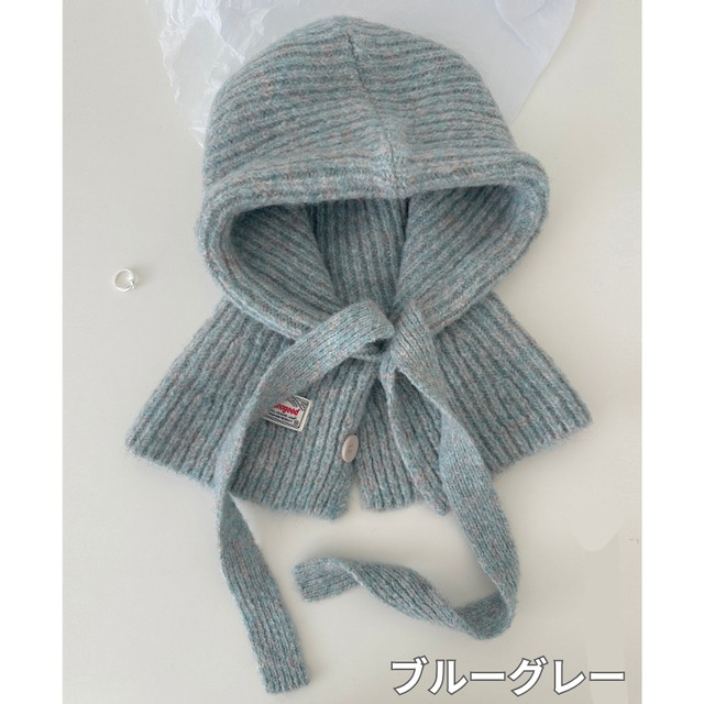 buttoned balaclava　J00256