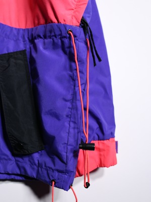 "Colombia" psychedelic coloring anorak parka
