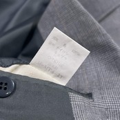 Kent ケント 段返3B 背抜き グレンチェック テーラードジャケット 88A4/グレー メンズ