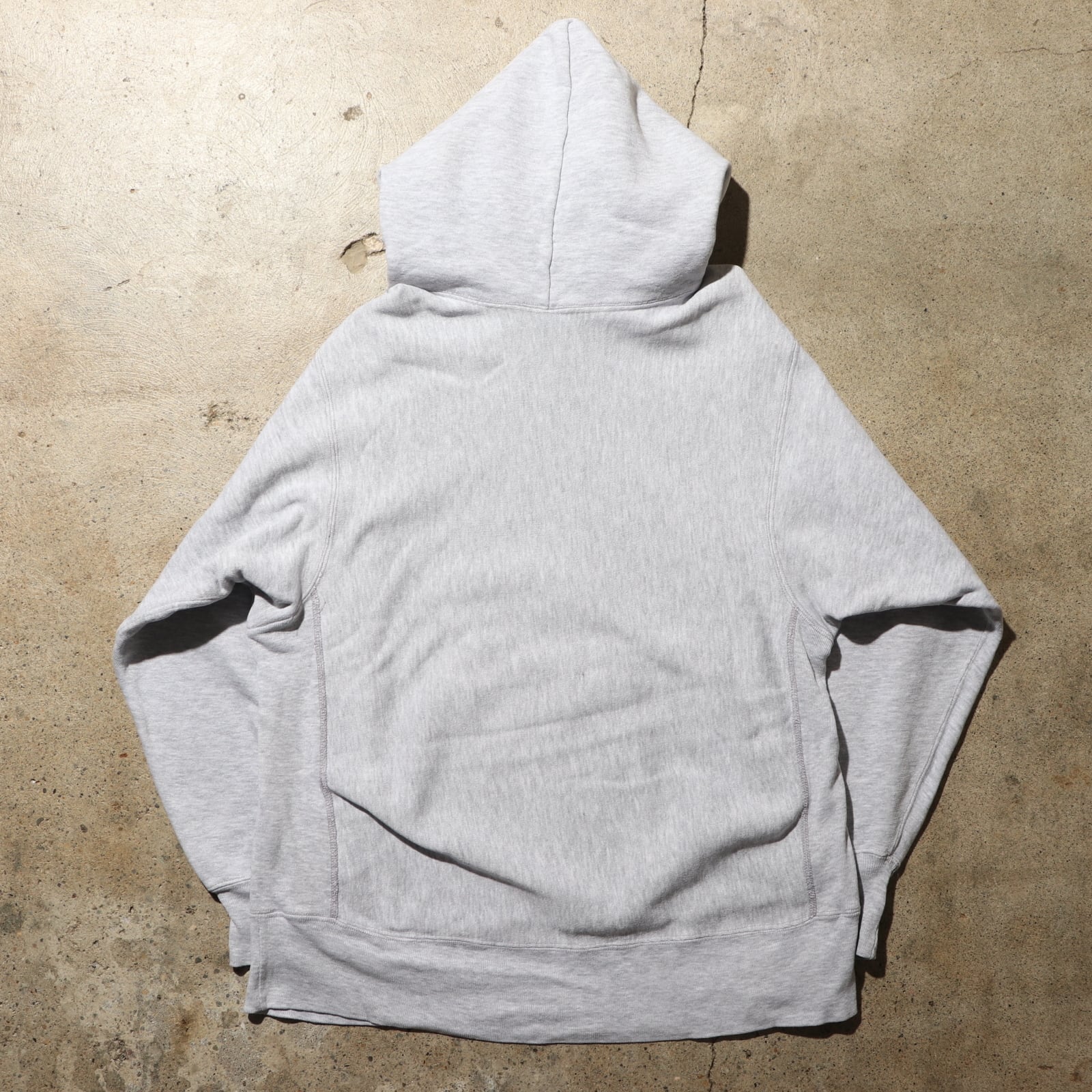L 80s 完全目無し USA リバースウィーブ パーカー チャンピオン グレー  