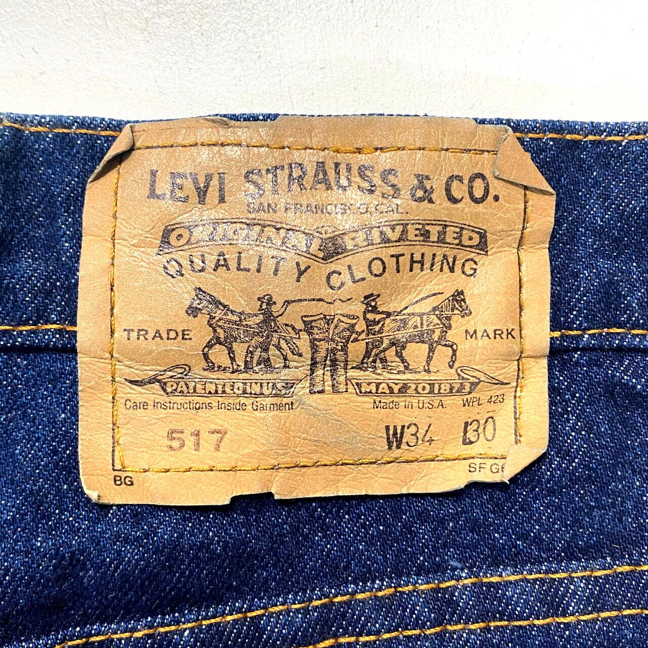 90年代 リーバイス Levi's 517 ブーツカットジーンズ デニムパンツ USA製 メンズw37 ヴィンテージ /eaa374551