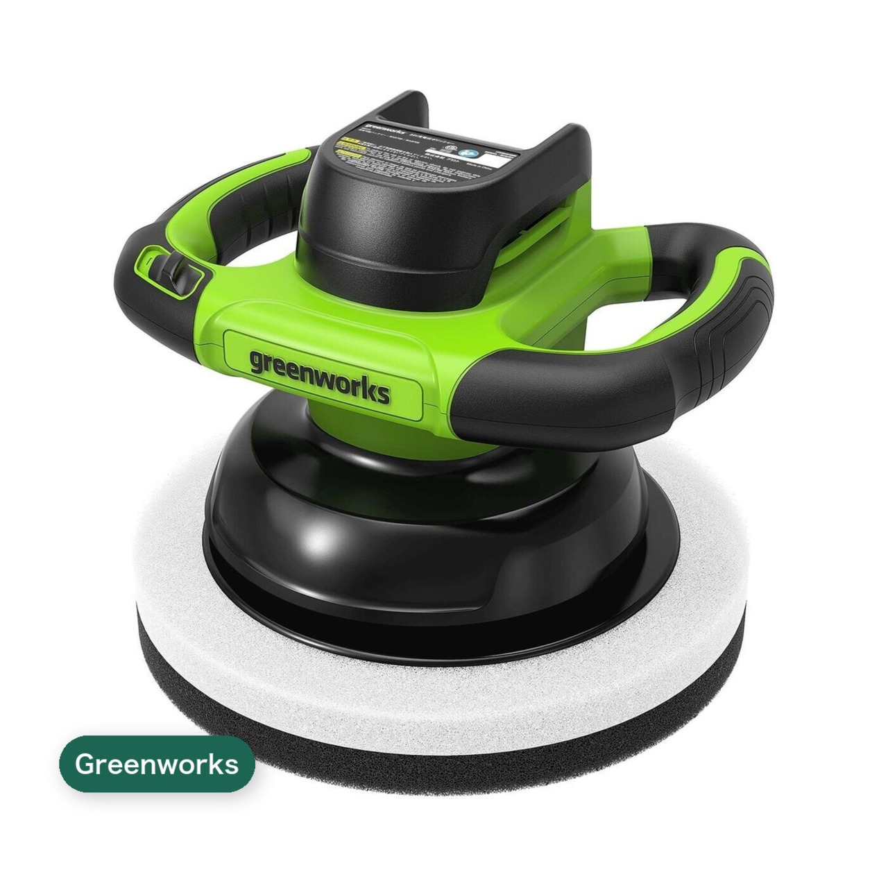 Greenworks 24V 254mm (10") バファー 【2AHバッテリー2個＆2口充電器同梱】 [CV-55386]