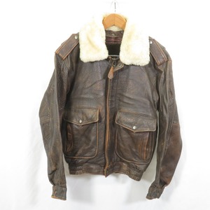 FLIGHT SUIT AVIATOR JACKET G-1 レザー フライトジャケット size36/1201
