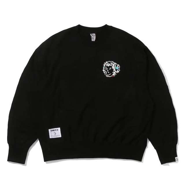 BILLONAIREBOYSCLUB/ICECREAM / COTTON SWEATSHIRT STARFIELD