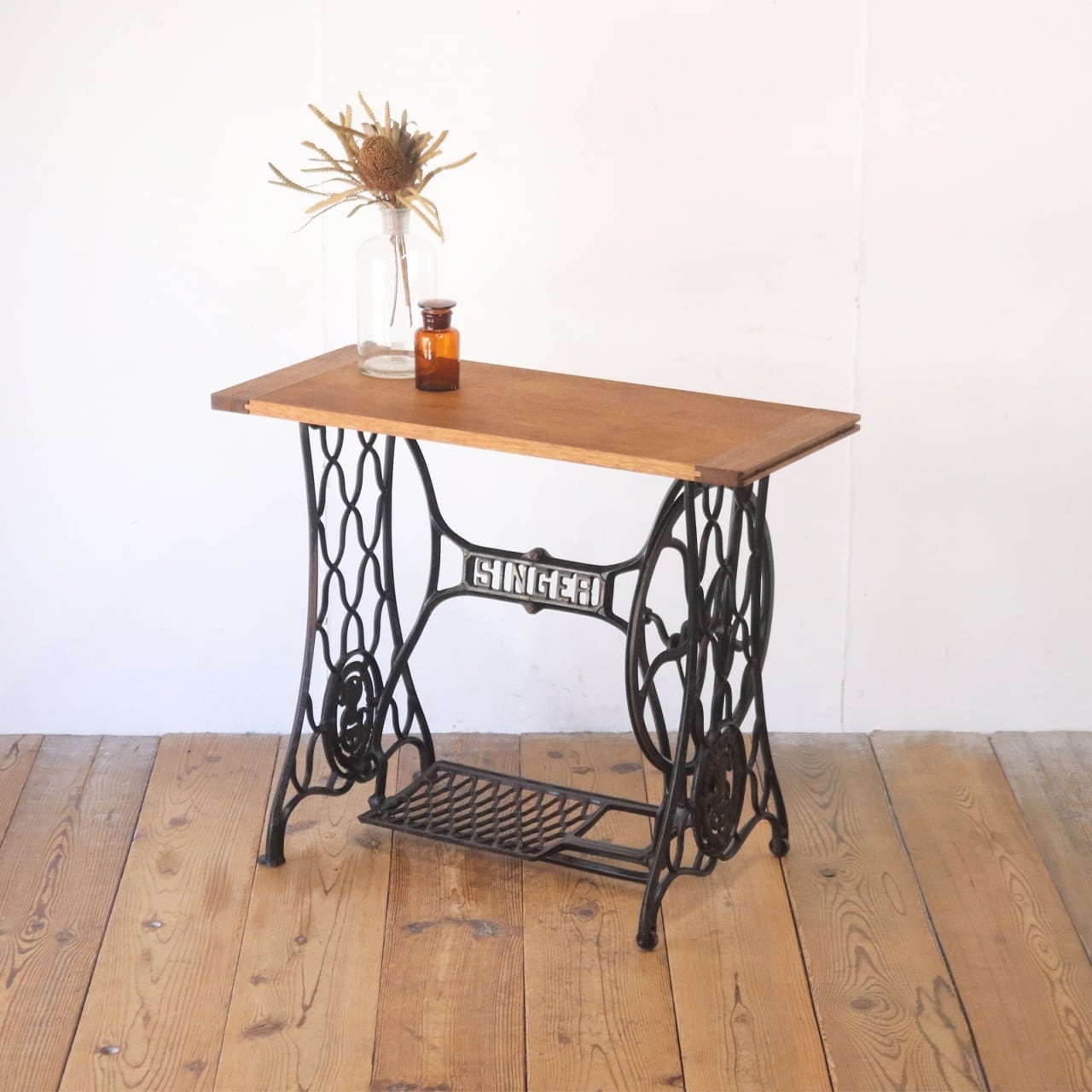 SINGER シンガー ヴィンテージ デスク テーブル レトロ ミシン脚