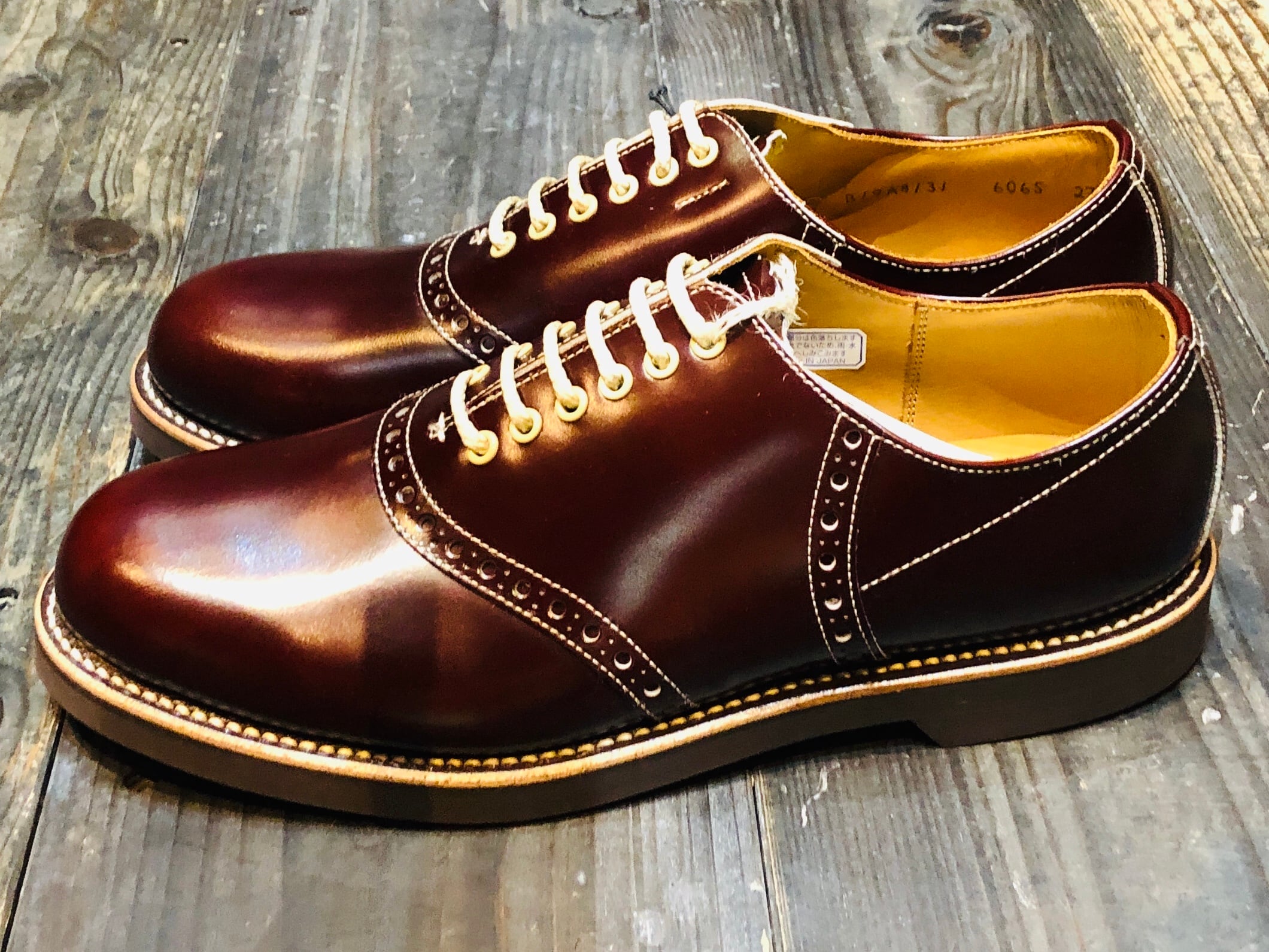 GLAD HAND】 グラッドハンド GLAD HAND × REGAL SADDLE SHOES (BROWN
