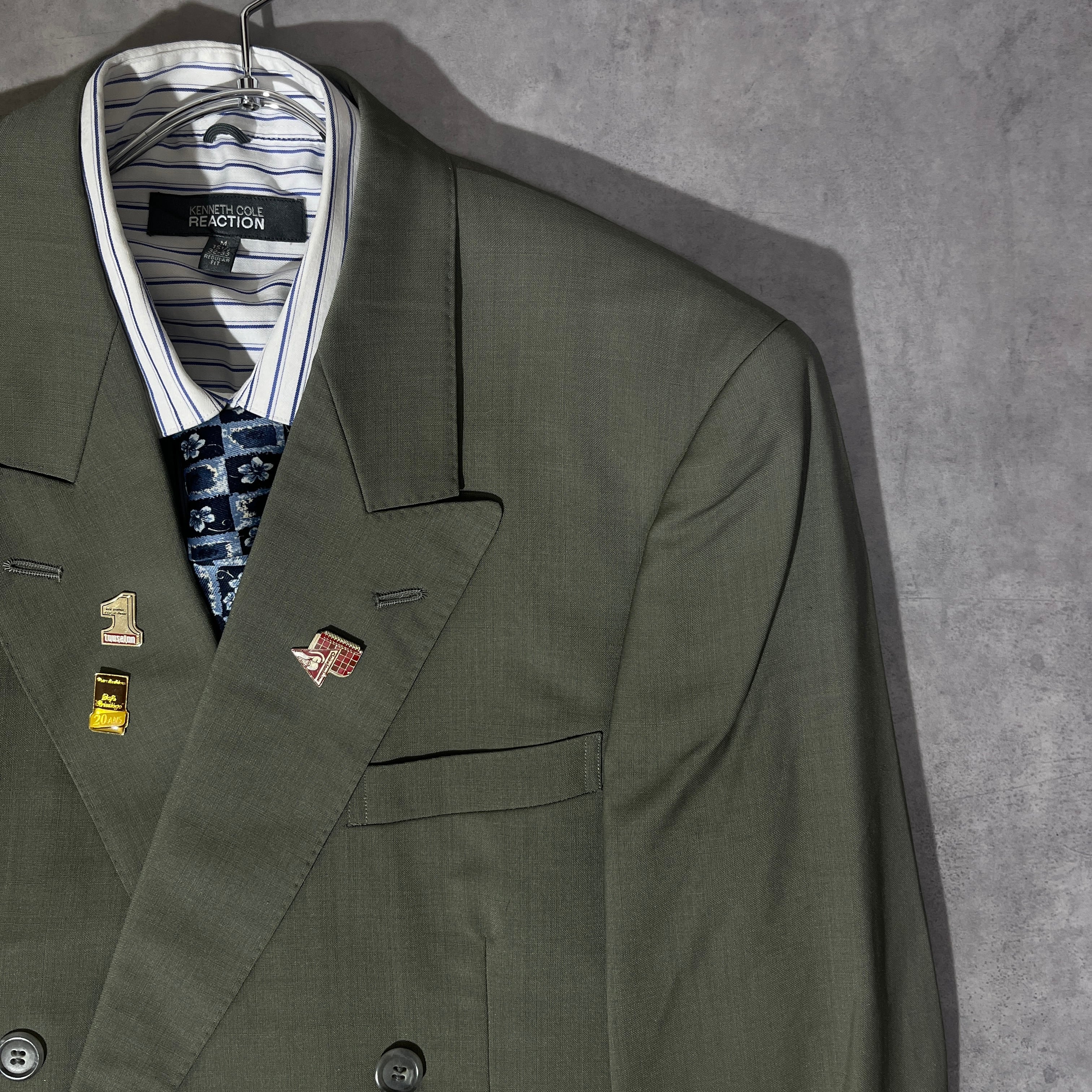 F.114]【vintage】 セットアップ ダブル ピンズ ネクタイ | Pay ID