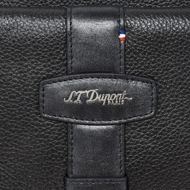 S.T.Dupont エス・テー・デュポン 181298 SOFT GRAINED BLACK POUCH　ソフト グレイン ブラック ポーチ メンズ レディース