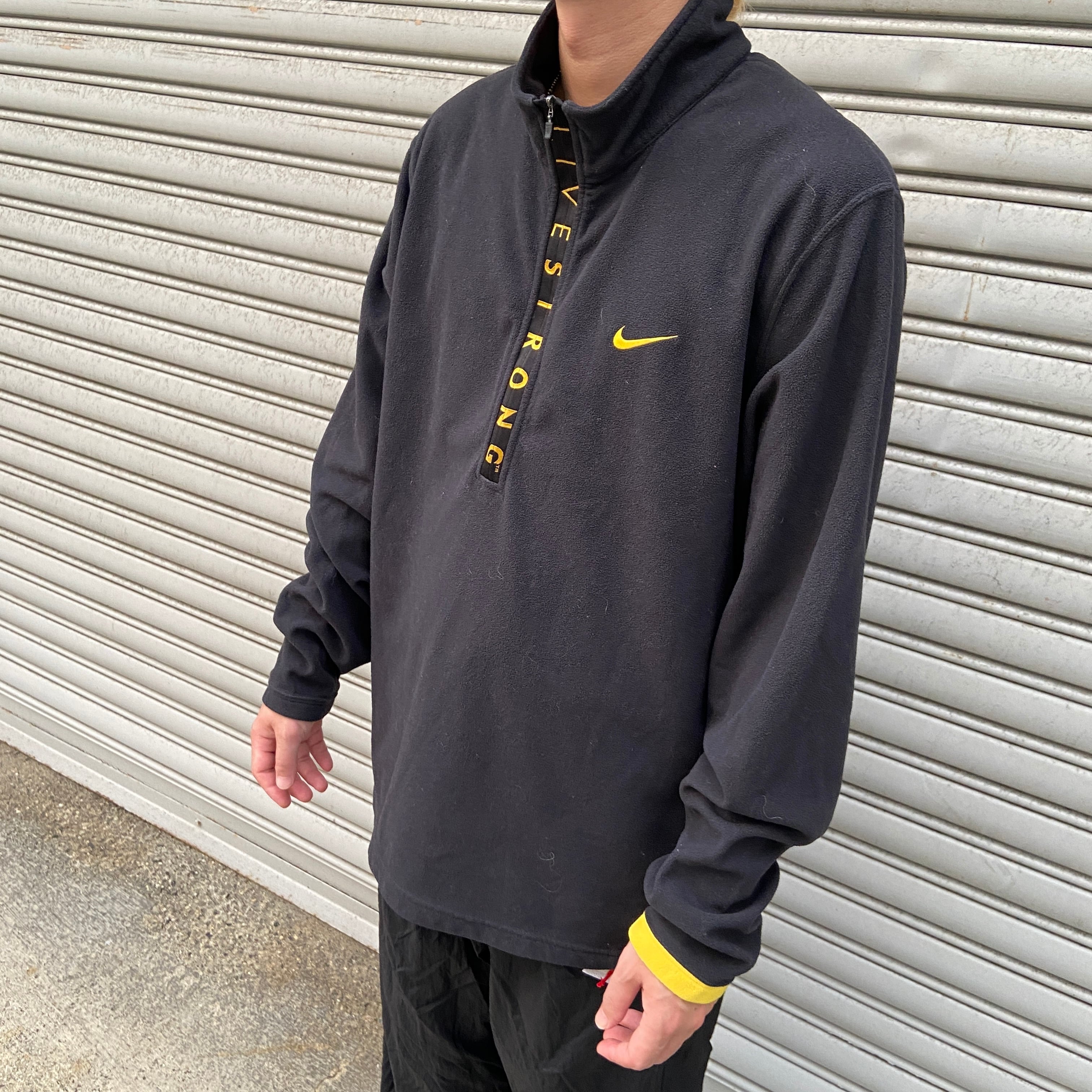 【レア】NIKE  ハーフジップ　フリース　90s  Lサイズ