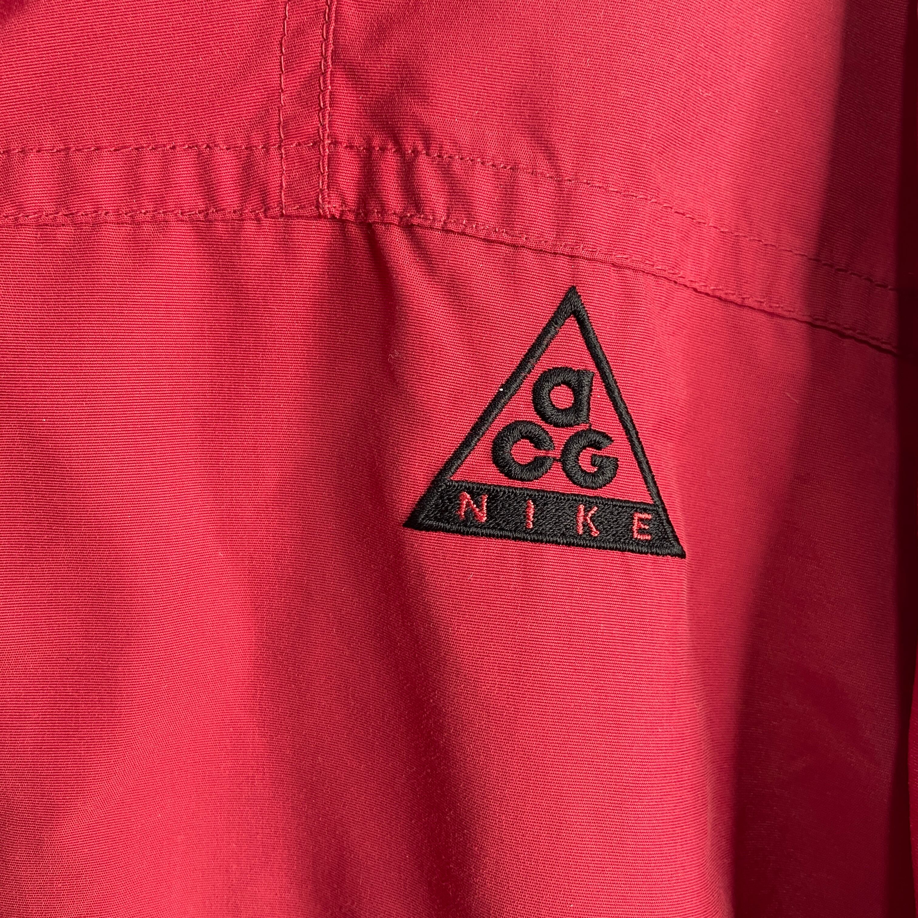 送料無料』90s acg NIKE アノラックパーカー ナイロン s メッシュ 