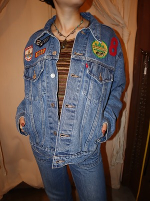 Levi's patch jacket【8039】