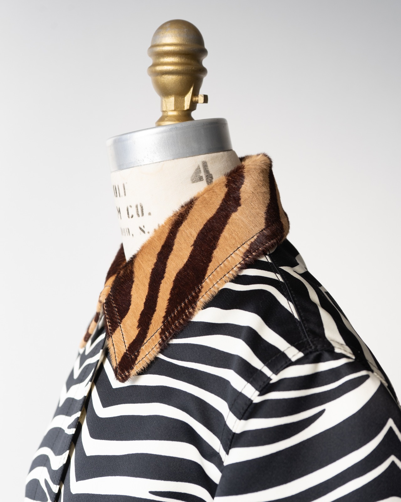 〈CÉLINE by phoebe philo〉Zebra print coat