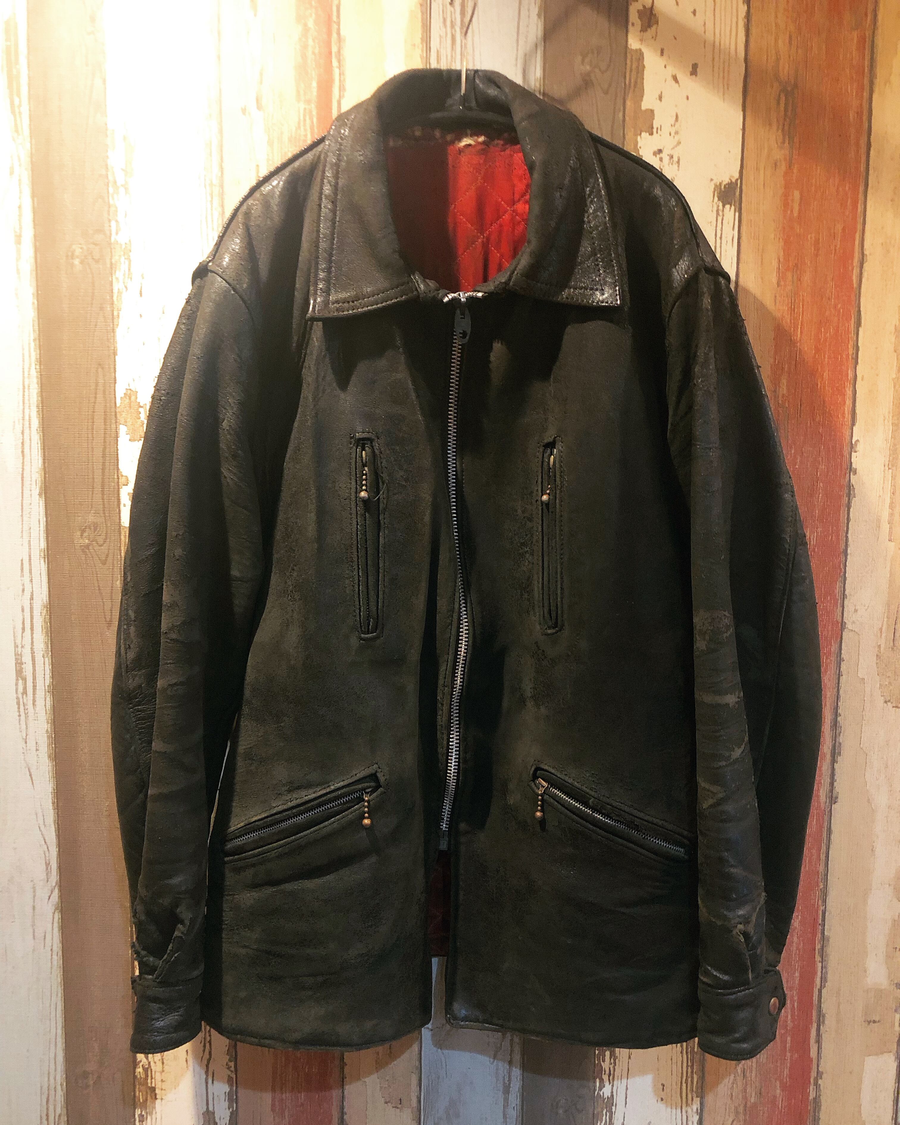VINTAGE HIGHWAYMAN LEATHER JACKET（ヴィンテージ ハイウェイマン 