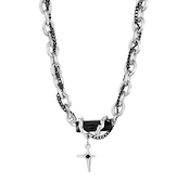 クロス宝石ネックレス W139