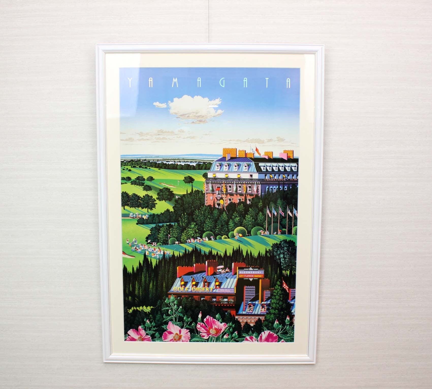 ヒロ ヤマガタ「カントリー クラブ」展示用フック付アート ヒロ ヤマガタ「カントリー クラブ」展示用フック付アート