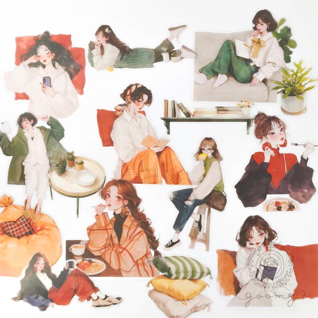 【期間限定SALE】イラストシール Life Journal 3 <S1025>