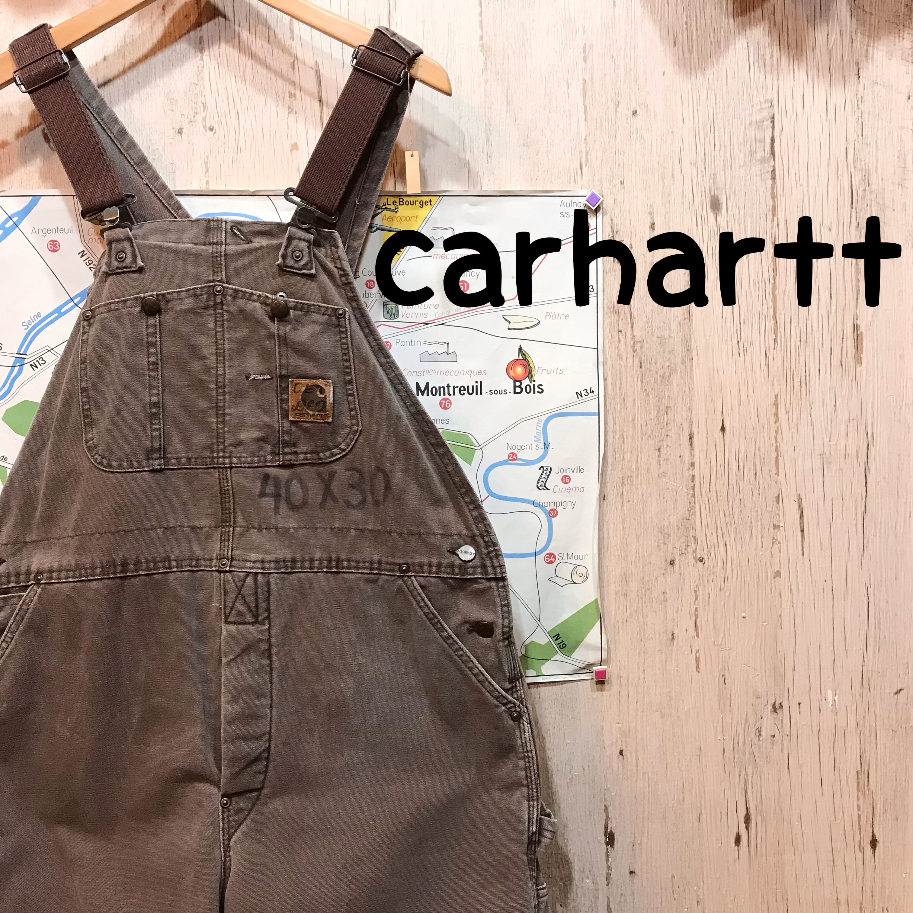 carhartt カーハート オーバーオール w40  (1127)
