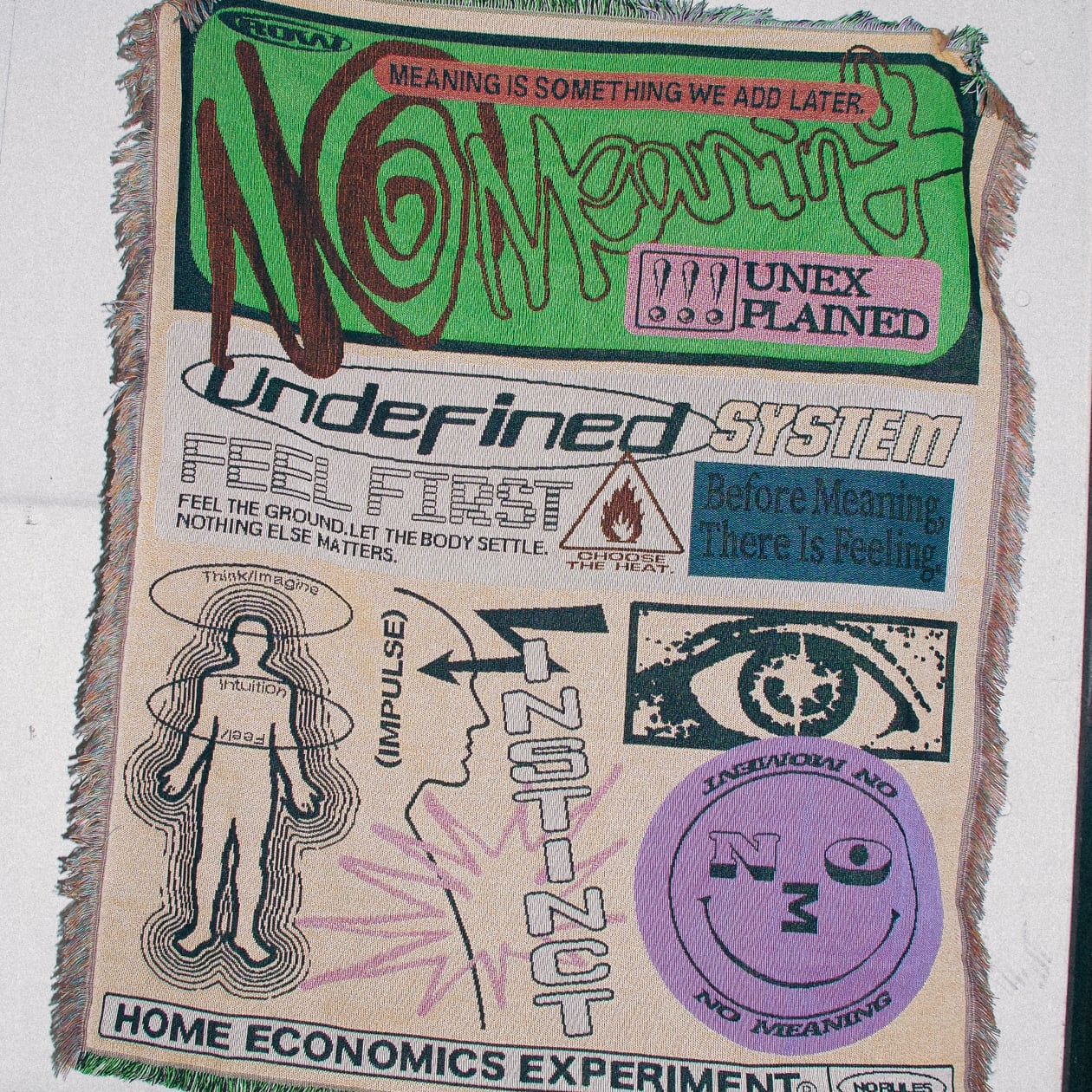 Woven Rug - No Meaning | HOME ECONOMICS EXPERIMENT