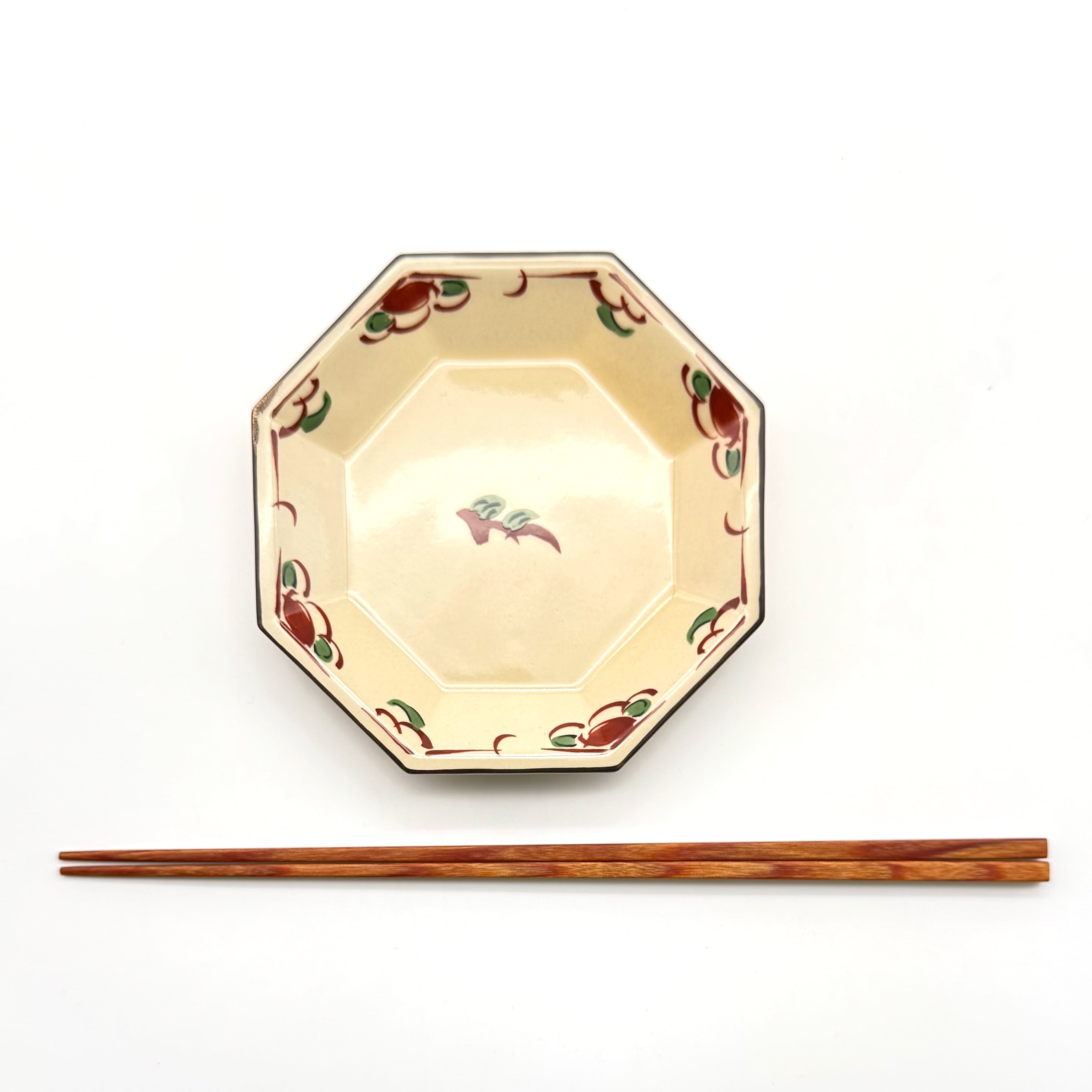 SALE】古赤絵 八角小皿 (アウトレット) | 24to3［西富陶磁器オンライン