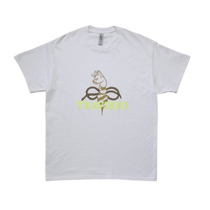 L XL Travieso T Shirts White × Neon Yellow