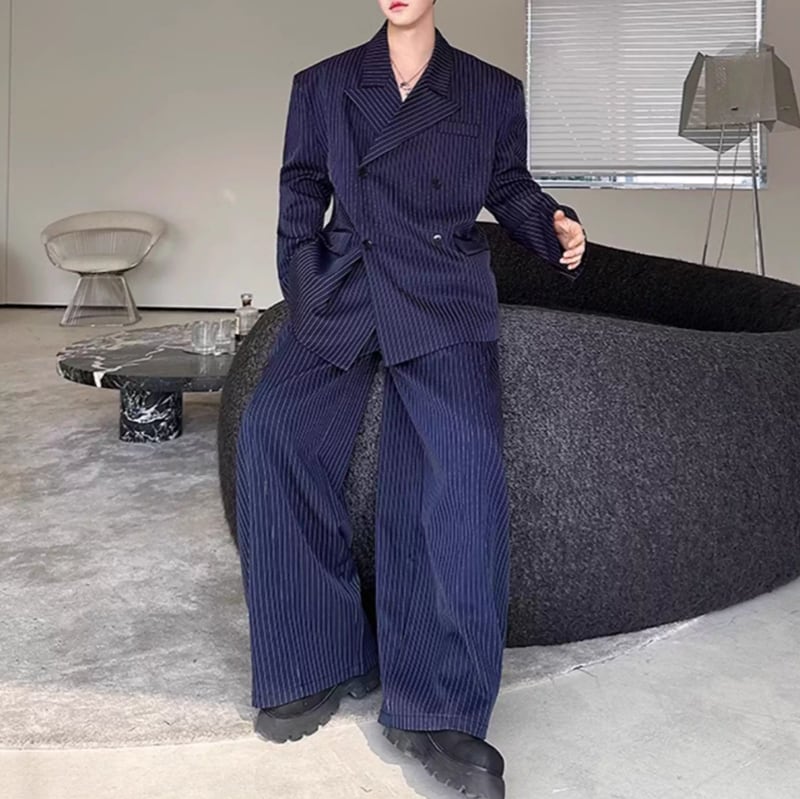 ノーブルストライプ ダブルセットアップ LB1731