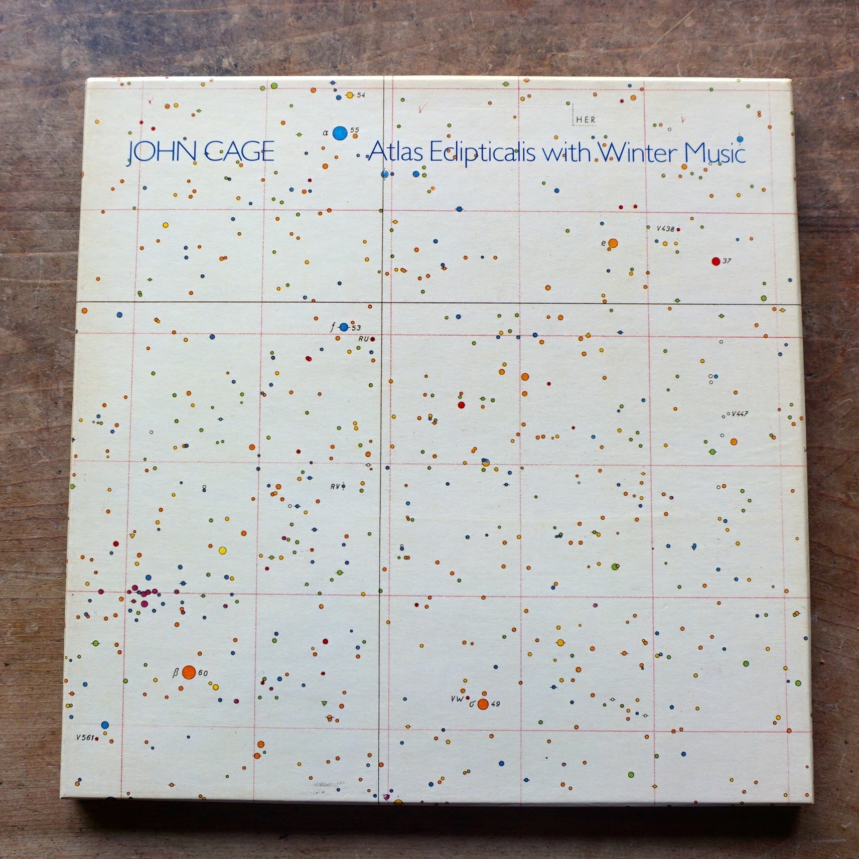 【絶版LPレコード中古・輸入版】ジョン・ケージ　John Cage Atlas Eclipticalis With Winter Music[232702397]