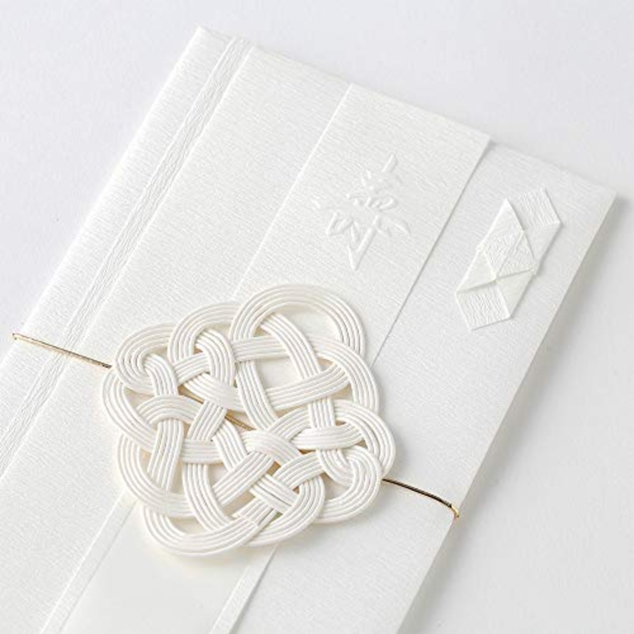 ミドリ 祝儀袋 金封 445 結婚祝 祝色 白 25445006