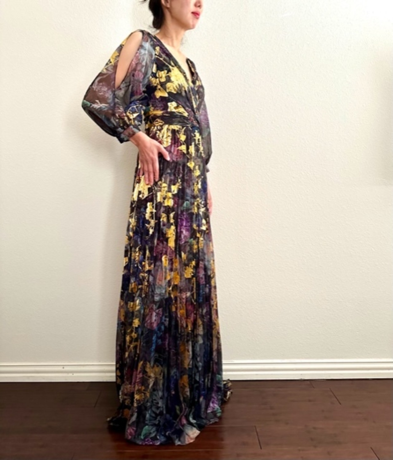 マルケッサノッテレースロングドレス 