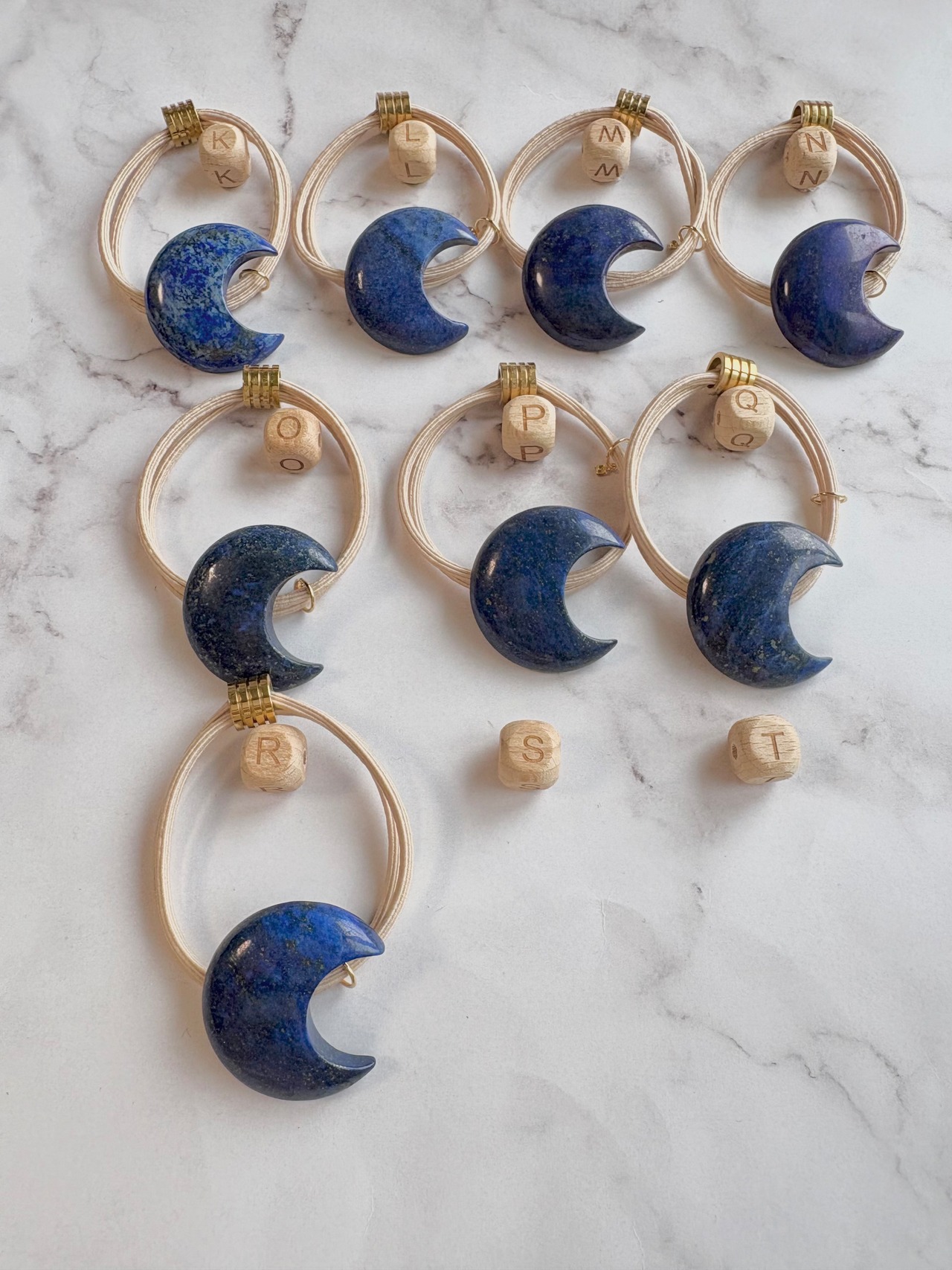 Mahina lapis lazuli hair accessory(月ラピスラズリヘアゴム)
