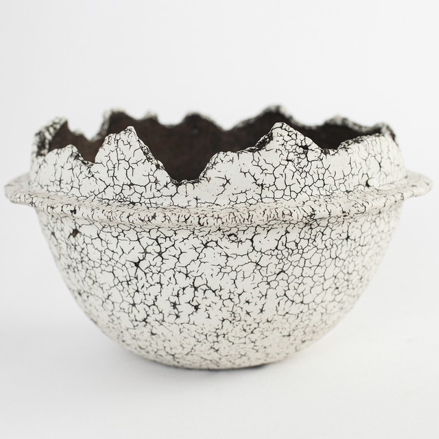 -罅化粧- Bowl Pot(中根楽) ※Large No,004